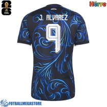 Fotballdrakt Herre Argentina Julian Alvarez #9 Bortedrakt VM 2026 Kortermet